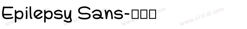 Epilepsy Sans字体转换